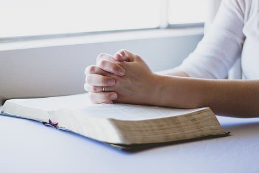 Prayer, Bible, Christian, Folded Hands