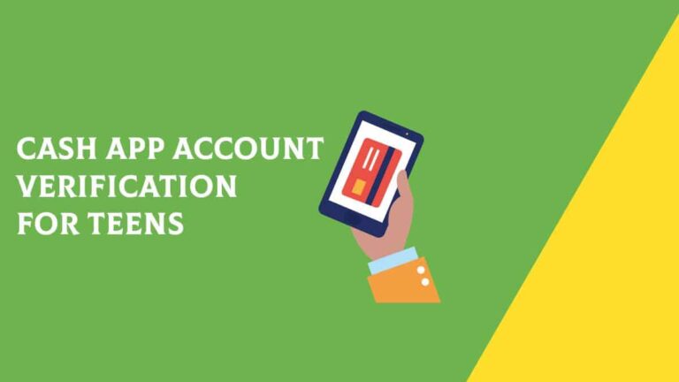Cash app verification Under 18